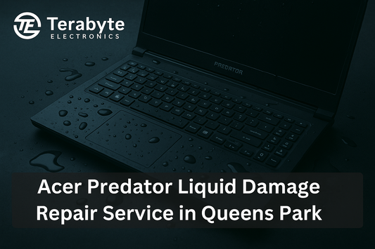 Acer Predator laptop liquid damage repair service in Queens Park by Terabyte Electronics – expert solutions for water-damaged gaming laptops.