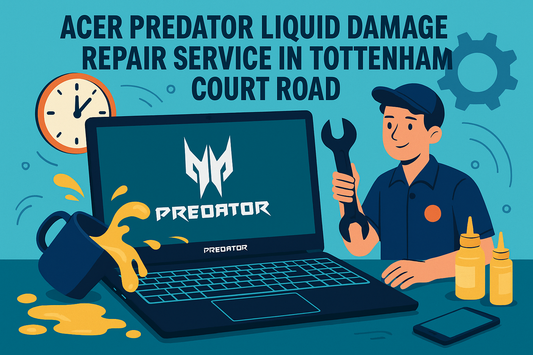 Acer Predator Liquid Damage Repair Service in Tottenham Court Road