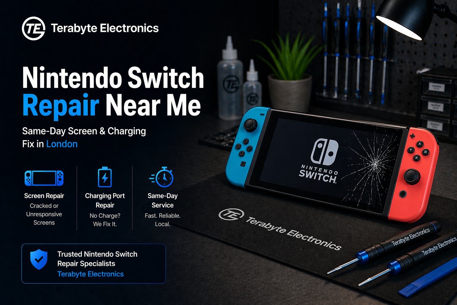 Nintendo Switch Repair Near Me London | Screen & Charging Fix