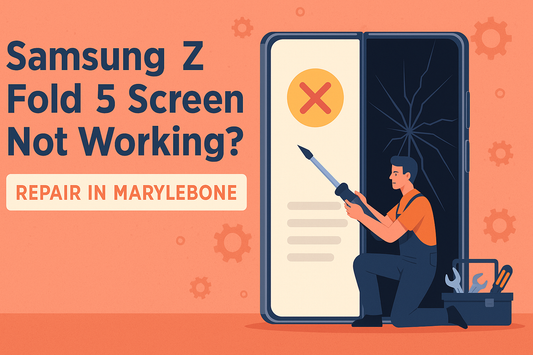 Samsung Z Fold 5 Screen Not Working Repair in Marylebone