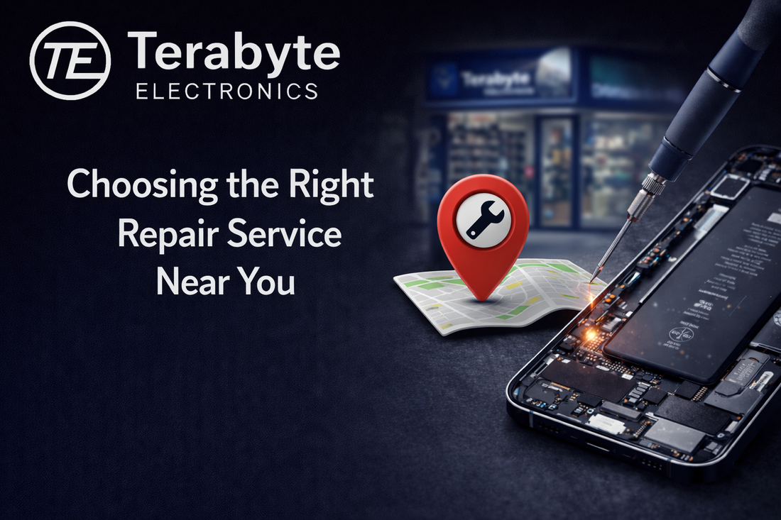 Choosing the right phone repair service near you with expert technician support by Terabyte Electronics London