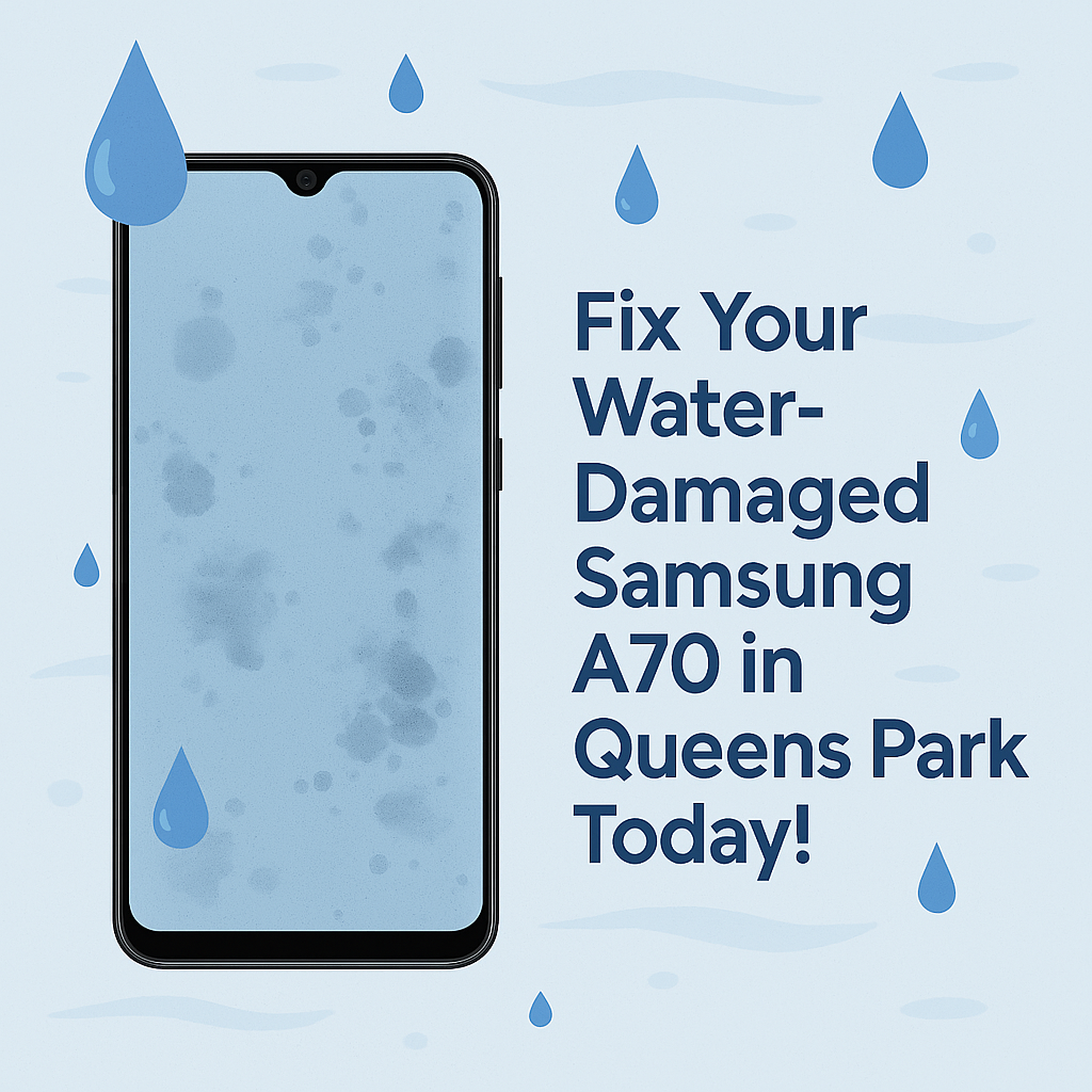 Fix Your Water-Damaged Samsung A70 in Queens Park Today!