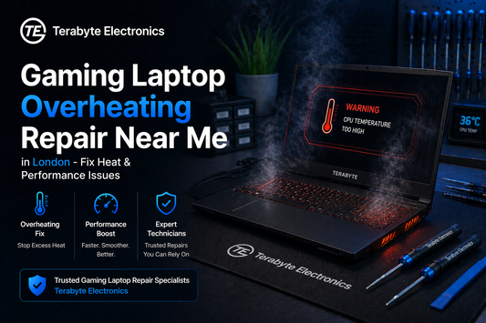 gaming laptop overheating repair near me in London fixing heating and performance issues same day