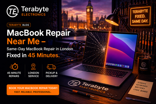 MacBook repair near me in London with 45 minute same day repair service