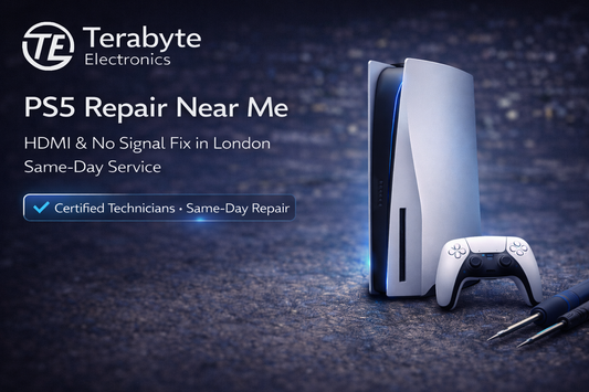 PS5 repair near me in London fixing HDMI and no signal issues same-day