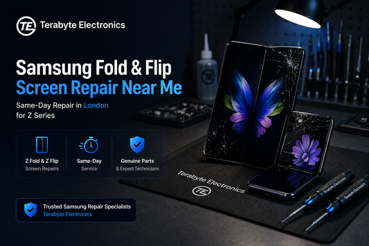 Samsung Fold and Flip screen repair near me in London for Z series devices same day