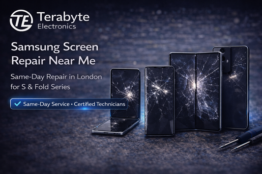Samsung screen repair near me in London for S series and Fold devices with same-day service