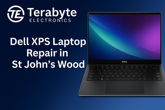 Terabyte Electronics – Dell XPS Laptop Repair in St John’s Wood, expert fixes for screen, hardware, and performance issues