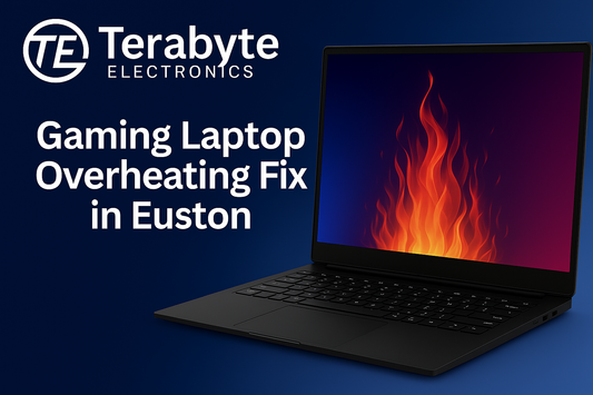 Gaming laptop overheating repair in Euston – Terabyte Electronics expert cooling and fan fix services