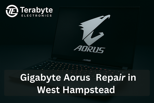 Gigabyte Aorus laptop repair service in West Hampstead by Terabyte Electronics
