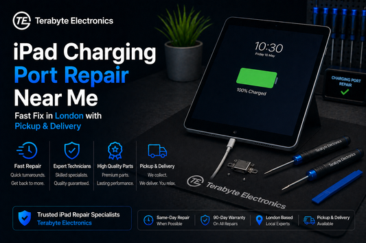 iPad charging port repair near me in London fixing charging issues with doorstep pickup and delivery