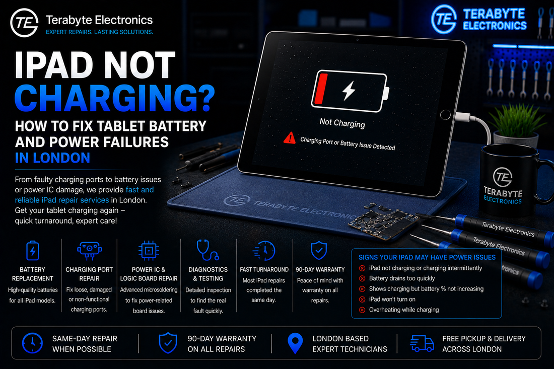 iPad Not Charging Repair London | Tablet Power Diagnostics – Terabyte ...