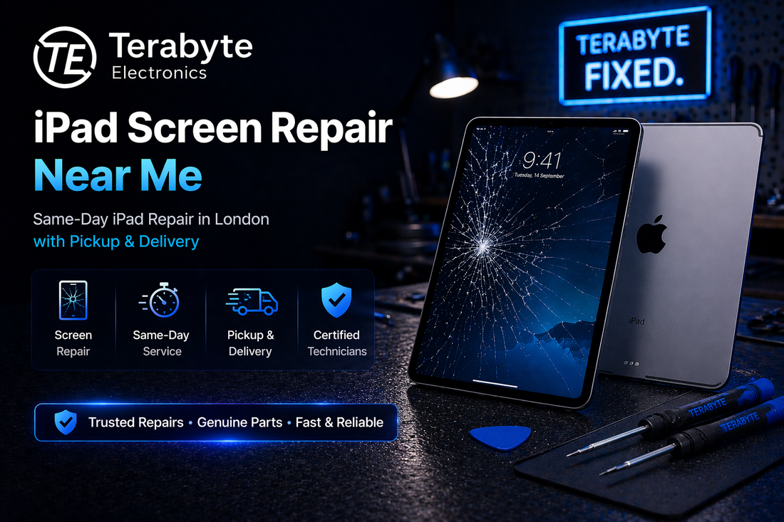 iPad screen repair near me in London with same day repair and pickup service