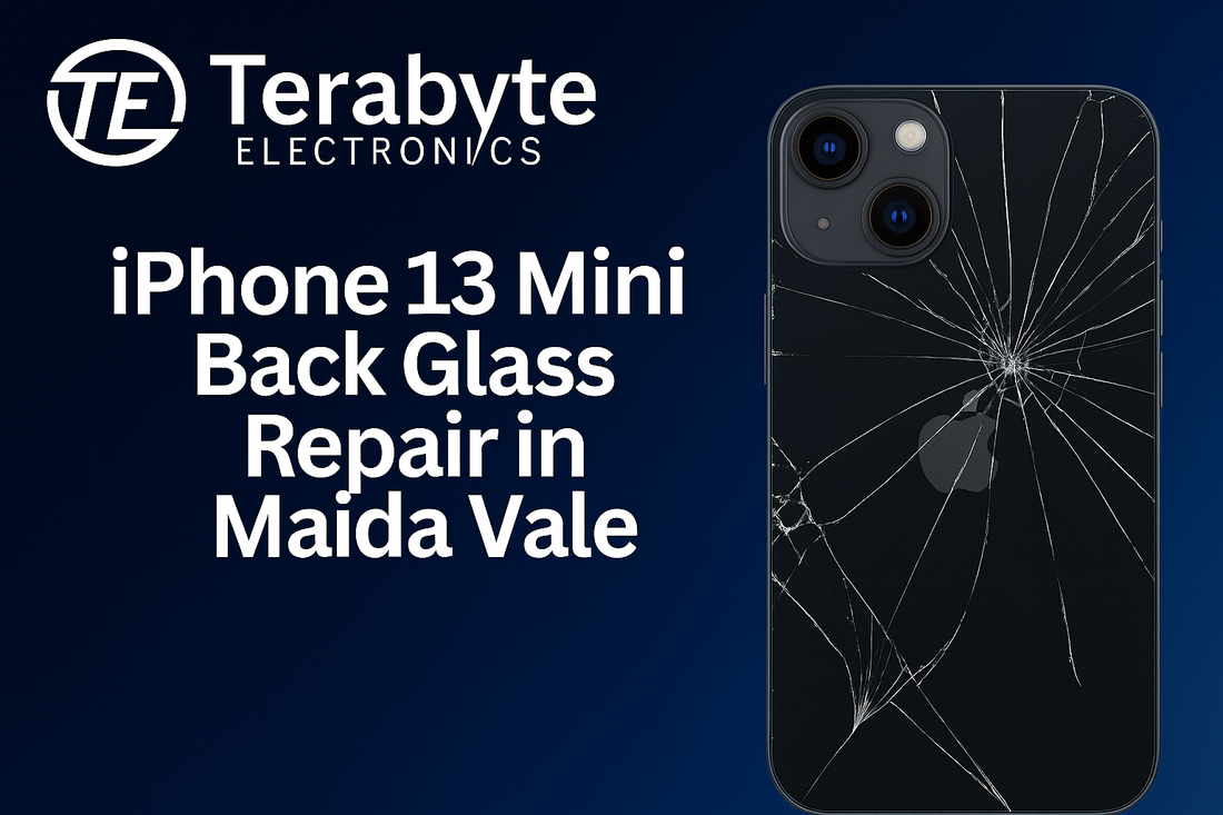 iPhone 13 Mini Back Glass Repair in Maida Vale – Terabyte Electronics provides expert iPhone 13 Mini rear glass replacement in Maida Vale with precision tools and genuine parts for a flawless finish.