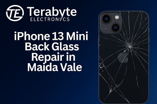 iPhone 13 Mini Back Glass Repair in Maida Vale – Terabyte Electronics provides expert iPhone 13 Mini rear glass replacement in Maida Vale with precision tools and genuine parts for a flawless finish.