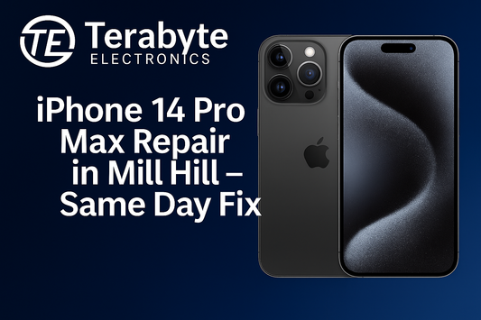 iPhone 14 Pro Max repair in Mill Hill – same day screen and hardware fix by Terabyte Electronics