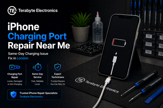 iPhone charging port repair near me in London fixing charging issues same day