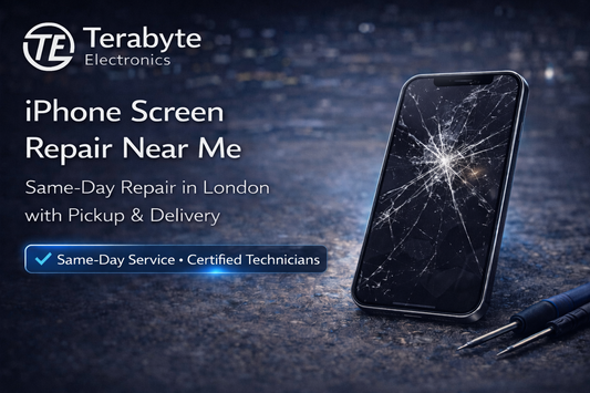 iPhone screen repair near me in London with same-day 30–45 minute service