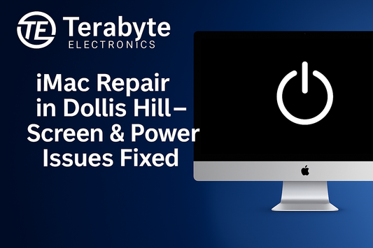 iMac repair in Dollis Hill – expert screen and power issue fixes by Terabyte Electronics, reliable Apple desktop repair services.