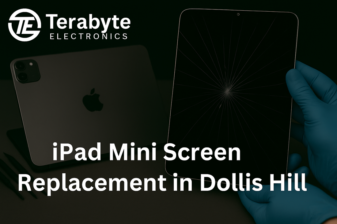 iPad Mini screen replacement service in Dollis Hill by Terabyte Electronics – expert repair with precision tools and professional technicians