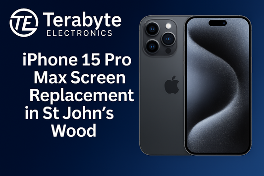 iPhone 15 Pro Max screen replacement service in St John’s Wood – Terabyte Electronics repair image