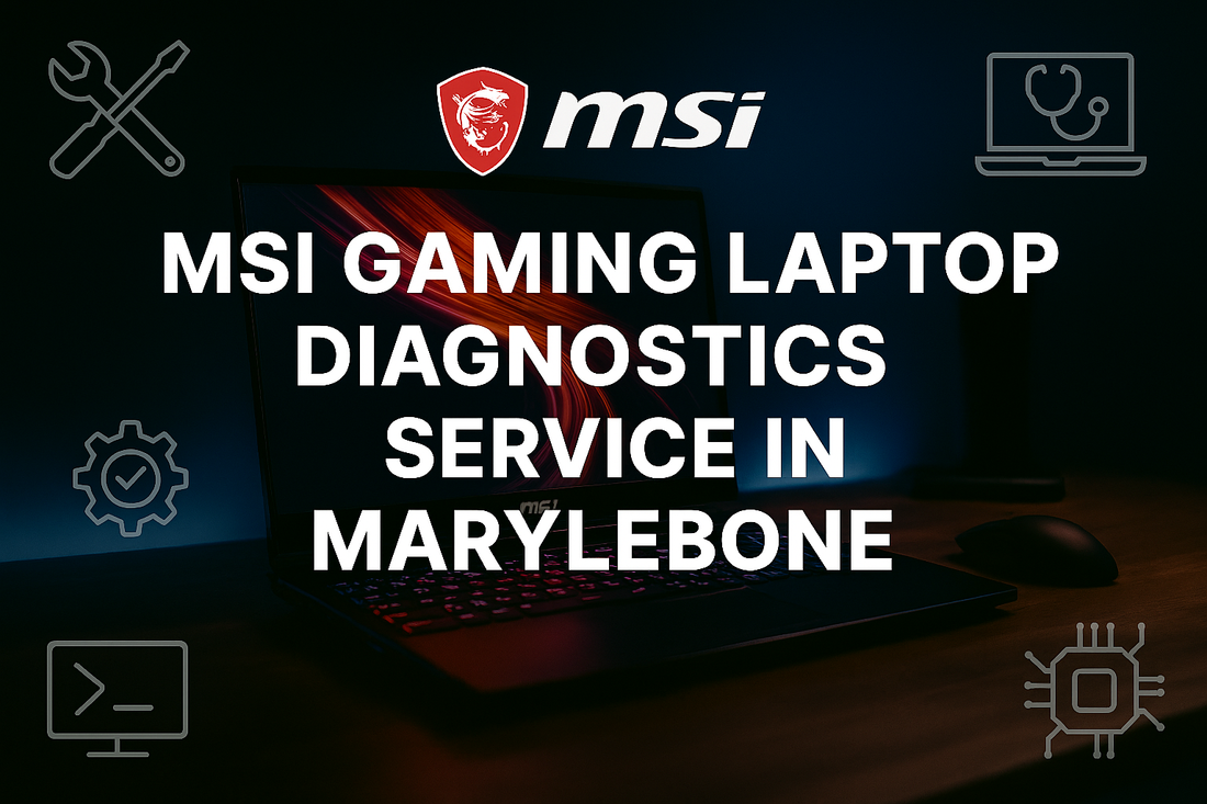 MSI Gaming Laptop Diagnostics Service in Marylebone – Professional MSI repair W1 with advanced diagnostics, repair tools, and sleek gaming laptop design