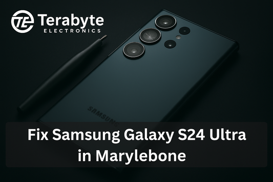 Samsung Galaxy S24 Ultra repair service in Marylebone – Terabyte Electronics professional phone fix with camera and screen support.