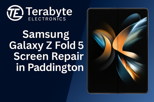Samsung Galaxy Z Fold 5 screen repair service in Paddington – Terabyte Electronics expert foldable phone repairs
